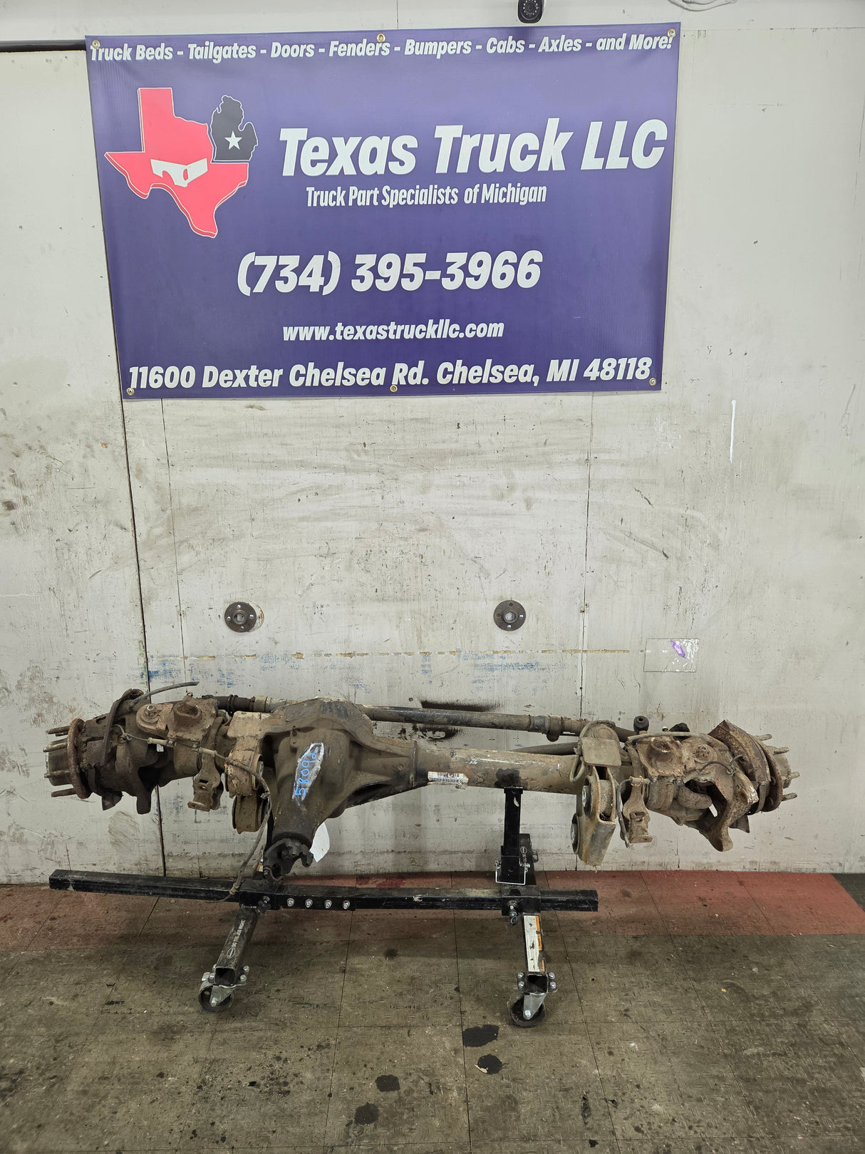 2008-2010 Ford Super Duty F250 F350 SRW FRONT Axle 4.10 Gear Ratio 155k miles