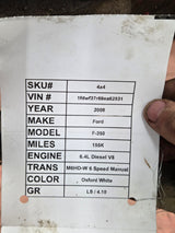 2008-2010 Ford Super Duty F250 F350 SRW FRONT Axle 4.10 Gear Ratio 155k miles