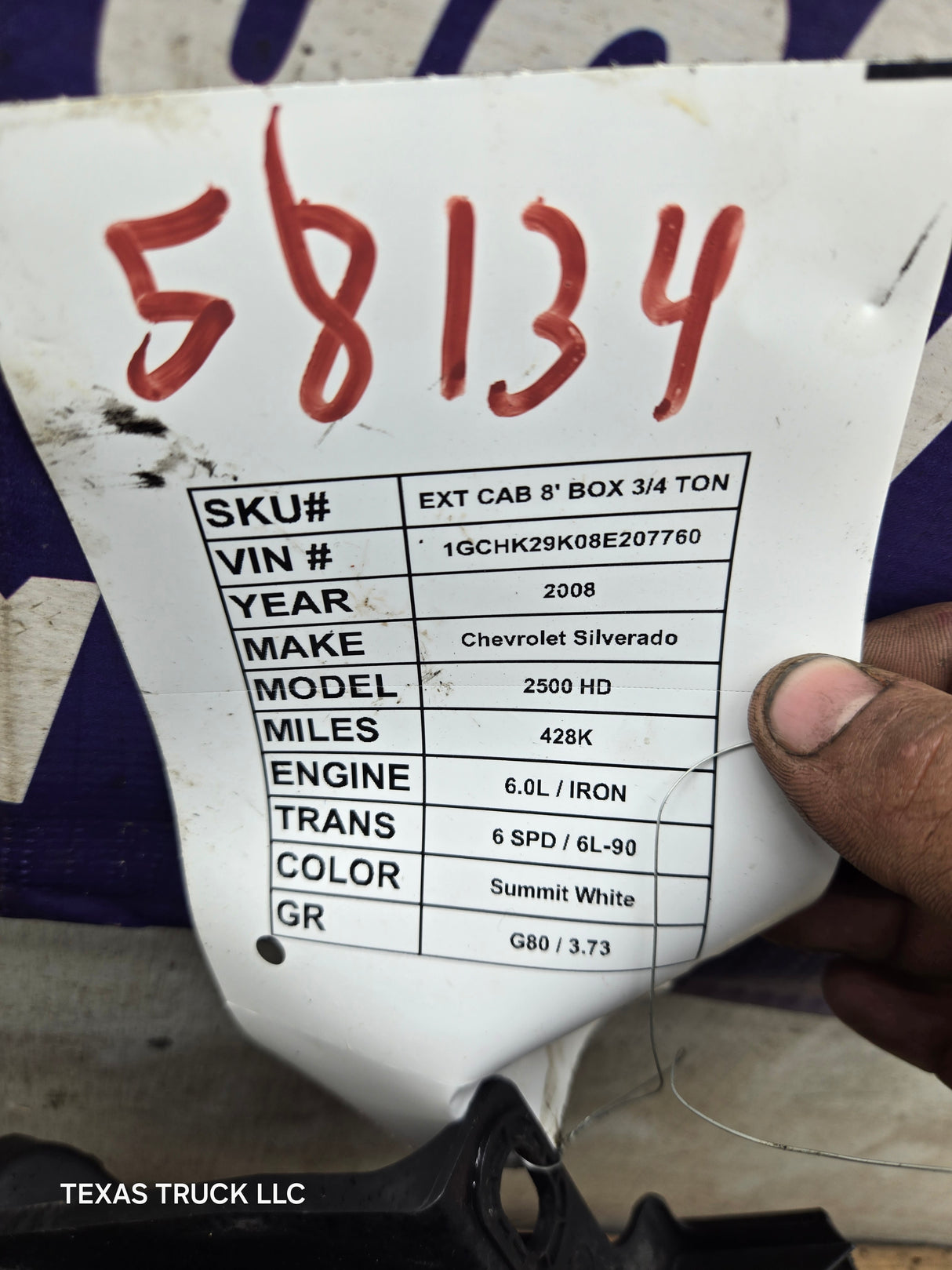 2007-2013 Chevrolet Silverado 1500 2500 3500 LH Driver Side Halogen Headlight 25833678