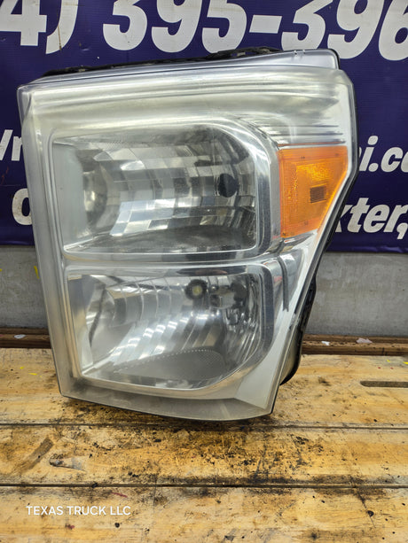 2011-2016 Ford Super Duty F250 F350 F450 F550 LH Driver Side Headlight BC34-13006-A 6.7L Power Stroke 6.2L Gas