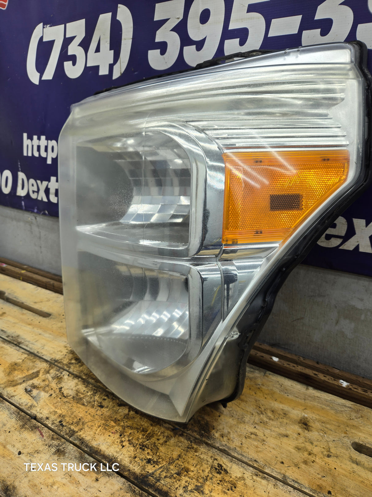 2011-2016 Ford Super Duty F250 F350 F450 F550 LH Driver Side Headlight BC34-13006-A 6.7L Power Stroke 6.2L Gas