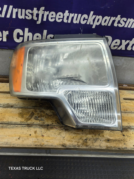 2009-2014 Ford F150 RH Passenger Side Headlight Halogen - DL3Z13008A, DL3Z13008EB