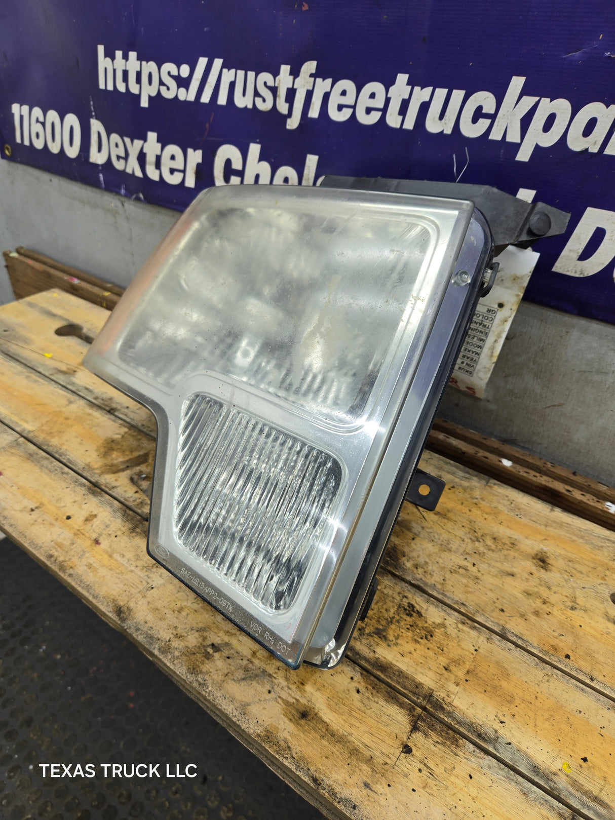 2009-2014 Ford F150 RH Passenger Side Headlight Halogen - DL3Z13008A, DL3Z13008EB