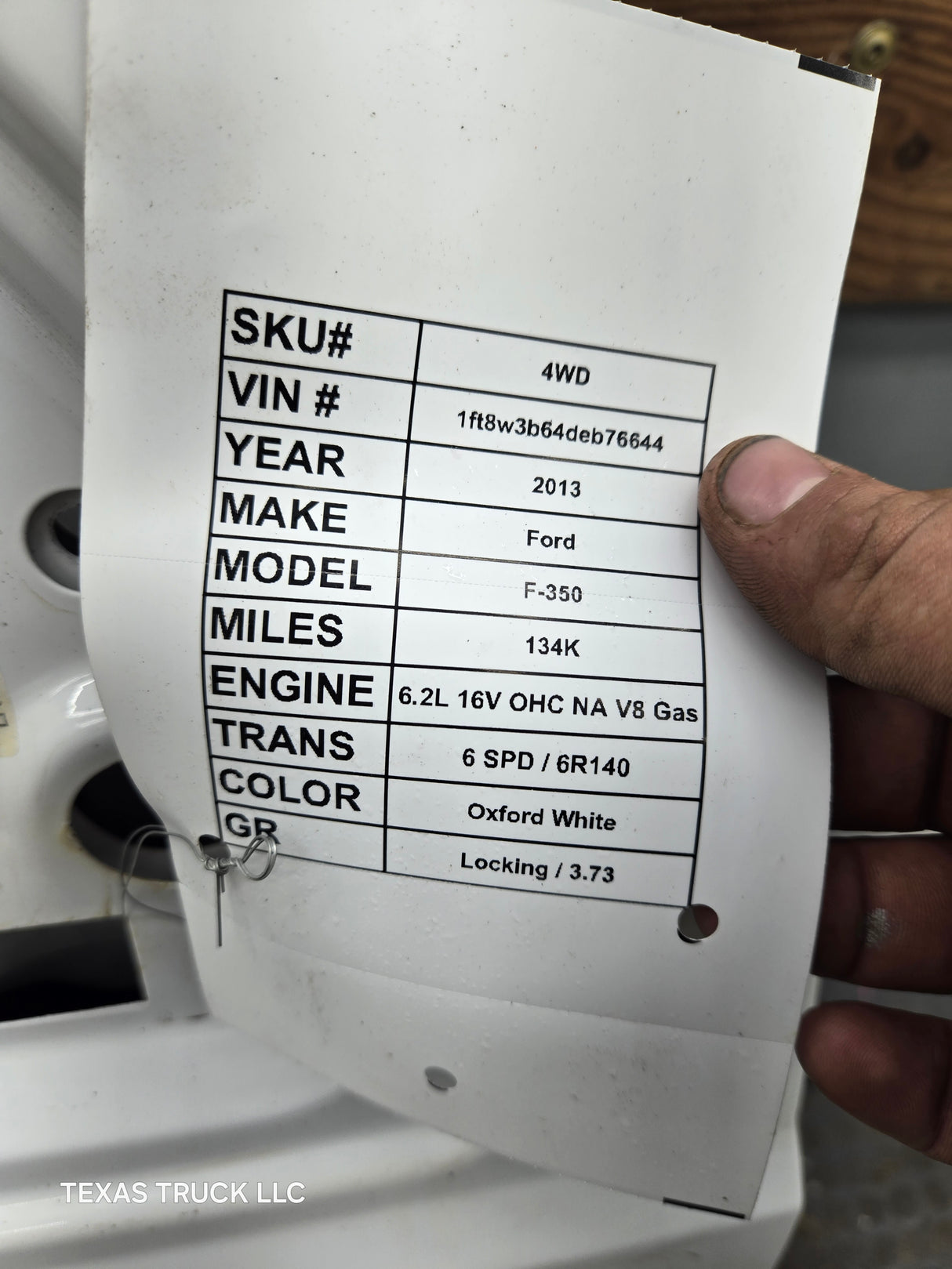 2011-2016 Ford F250 F350 F450 F550 Super Duty Crew Cab