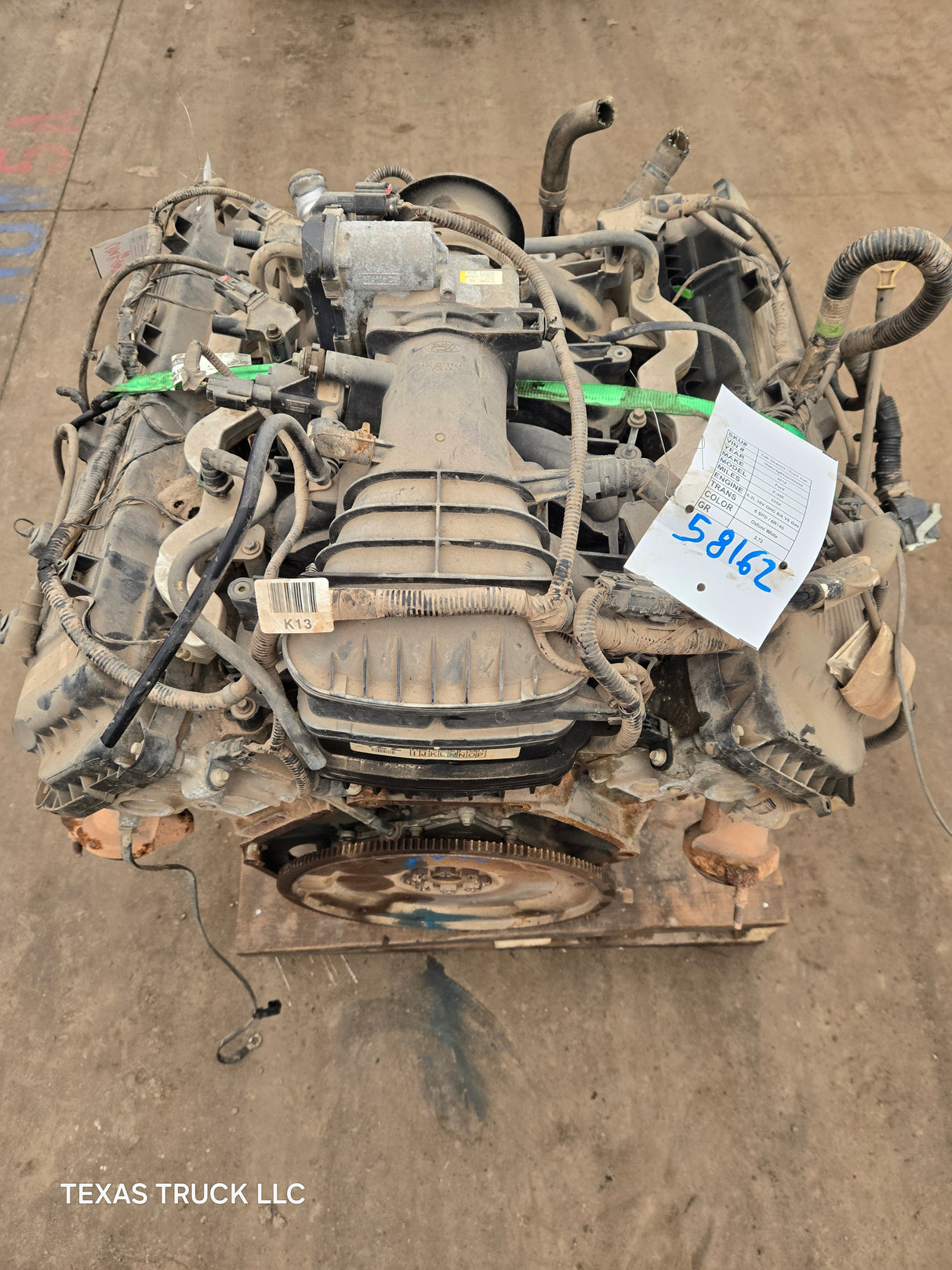 2011-2016 Ford Super Duty 6.2L V8 Gas Engine Crank NO Start CORE