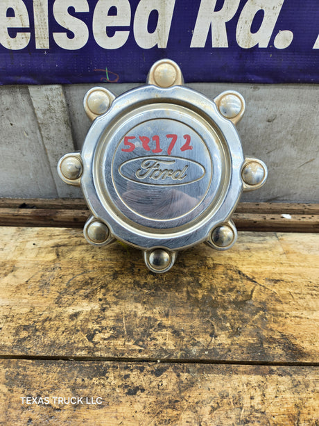 1999-2005 Ford Super Duty F250 F350 Excursion Chrome Hub Cap Center Cap 8 LUG 3C34-1A096-CA
