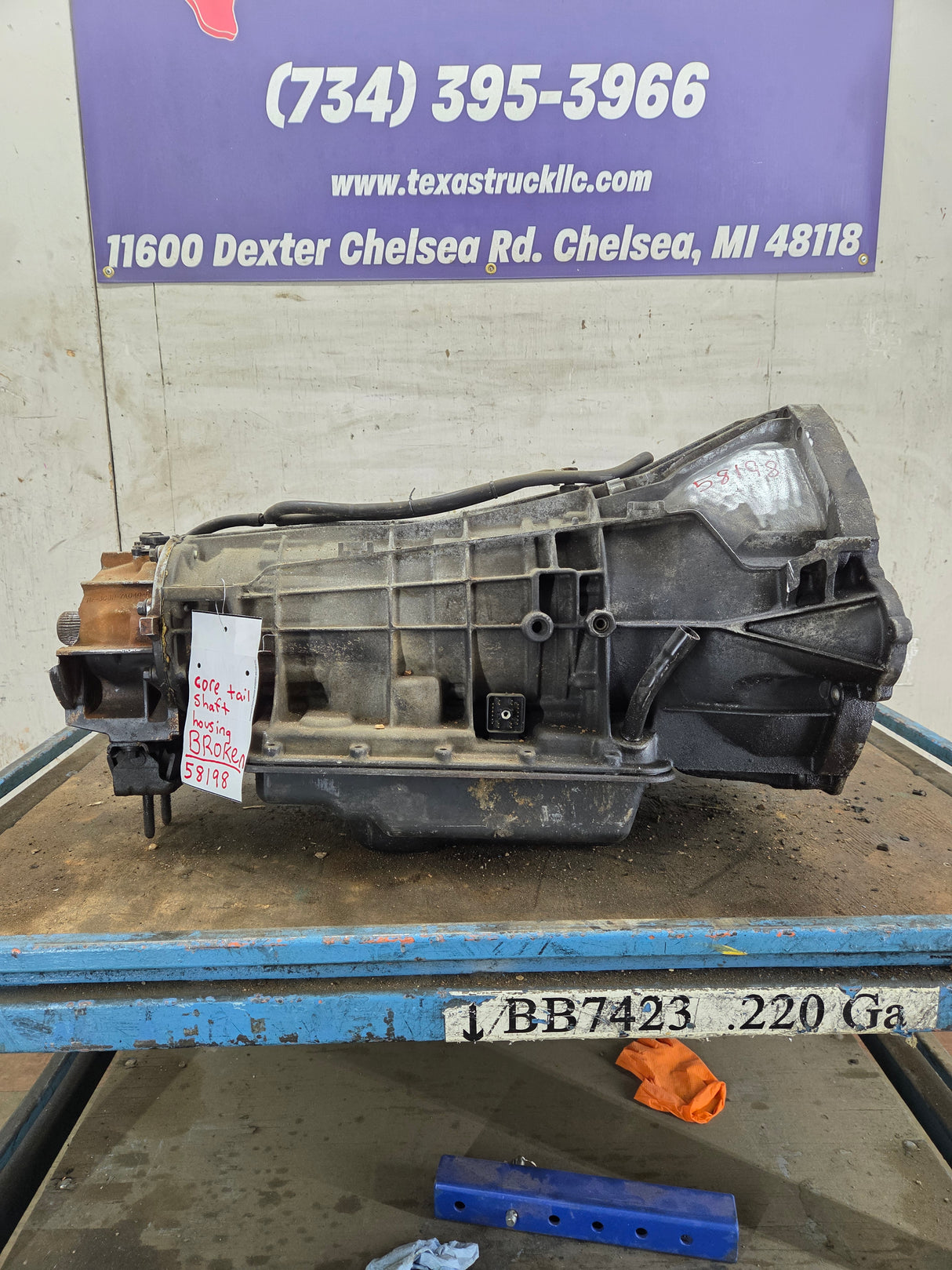 2003-2010 5r110 Automatic Transmission WITH PTO POWER TAKE OFF 4x4 6.0L power stroke 6.8L v10 triton 5.4L v8 68K MILES CORE
