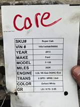 2013 Ford F150 6r80 6SPD Automatic Transmission 3.5L V6 4x4 CORE