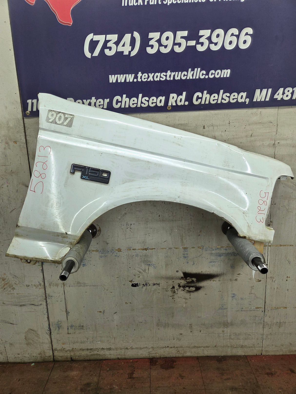 1992-1997 OBS Ford F Series F250 F350 F450 F550 PASSENGER SIDE RH FRONT FENDER
