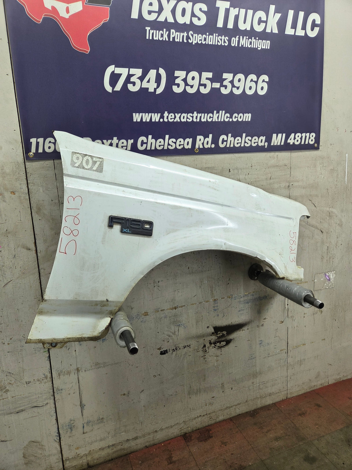 1992-1997 OBS Ford F Series F250 F350 F450 F550 PASSENGER SIDE RH FRONT FENDER