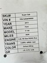 2009-2014 Ford F150 Extended Cab 4 Door Truck Cab