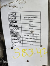 2013-2016 Ford Super Duty F350 Cab Chassis Rear Axle 3.73 Gear Ratio Rear End 179k miles