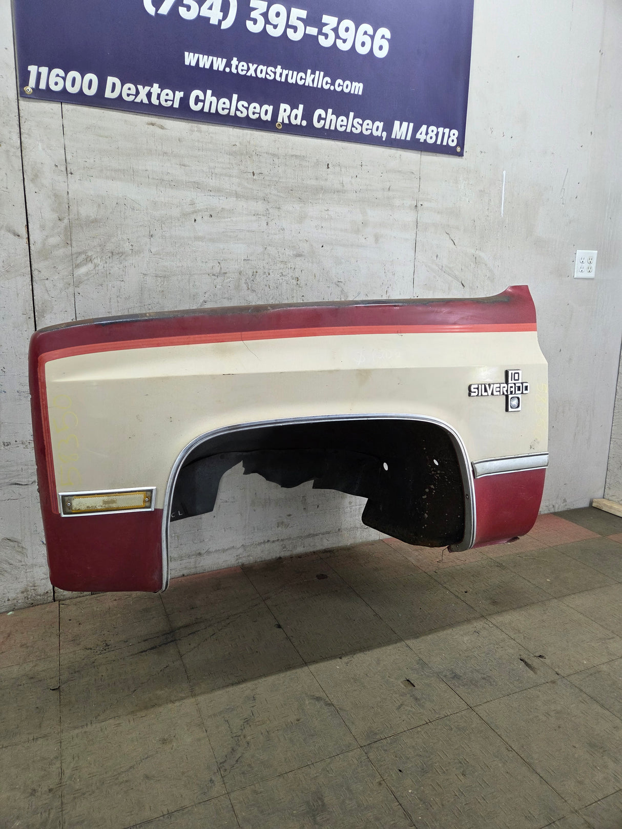 1981-1991 Chevrolet Silverado / GMC Sierra Square Body LH Drivers Side Front Fender