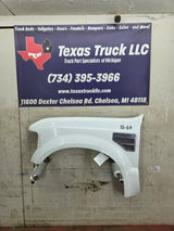 2008-2010 Ford Super Duty F250 F350 LH Driver Side Fender - Oxford White