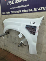 2008-2010 Ford Super Duty F250 F350 LH Driver Side Fender - Oxford White