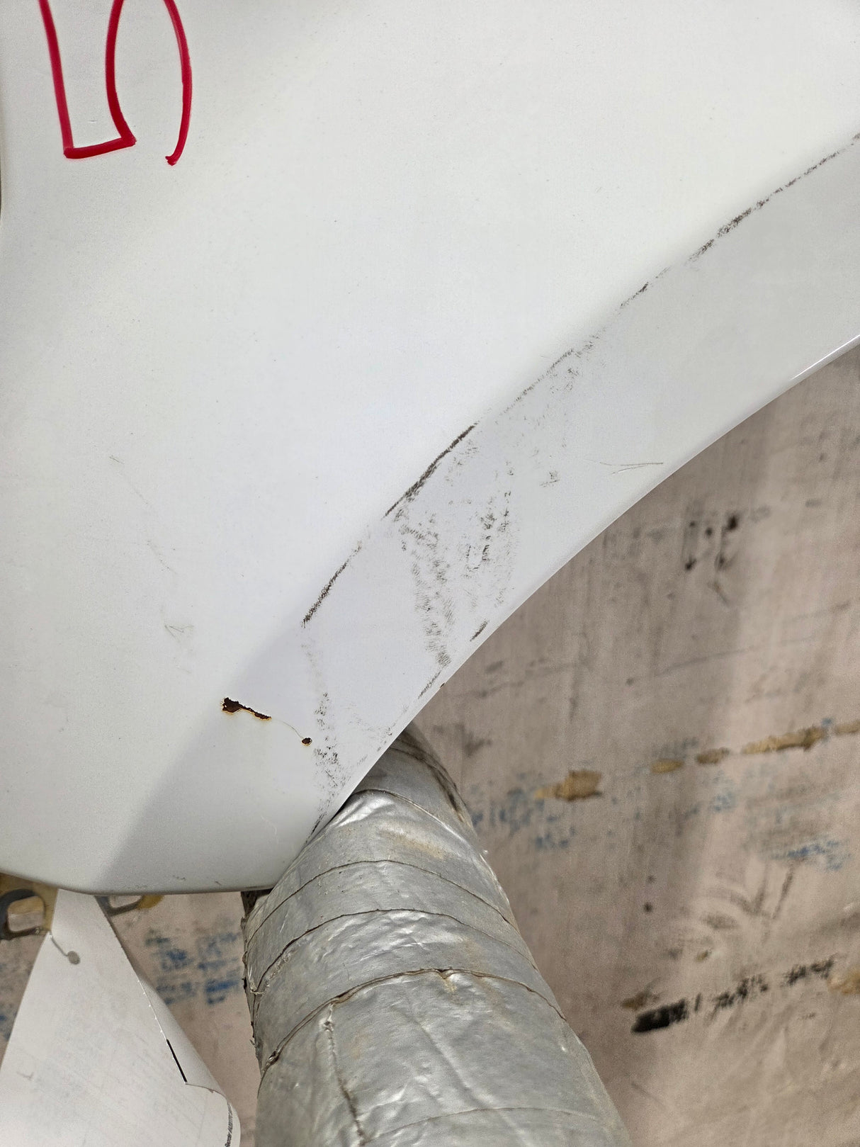 2008-2010 Ford Super Duty F250 F350 LH Driver Side Fender - Oxford White