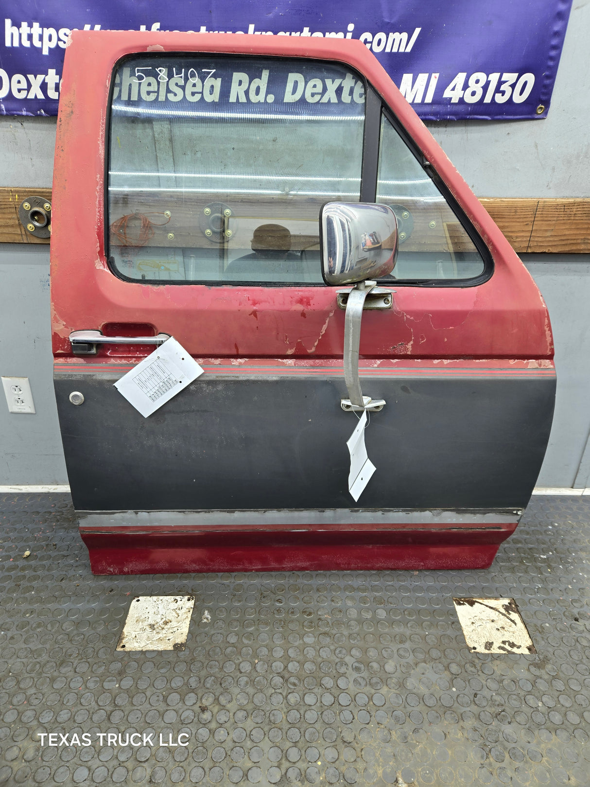 1987-1997 Ford F Series F250 F350 F450 F550 Passenger Side Front Door RH