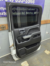 2014-2019 Chevrolet Silverado / GMC Sierra RH Rear Passenger Side Crew Cab Door 1500 2500 3500 HD