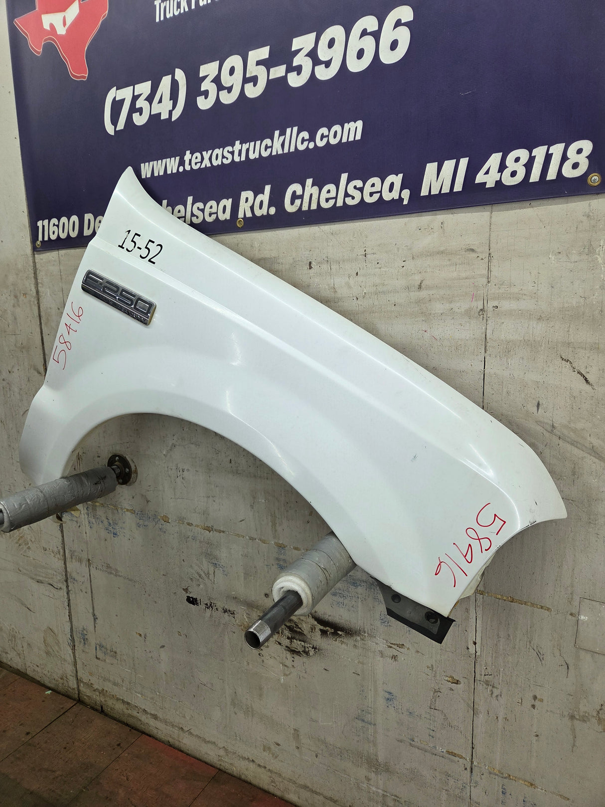 1999-2007 Ford Super Duty RH Passenger Side Front Fender F250 F350 F450 F550 Excursion