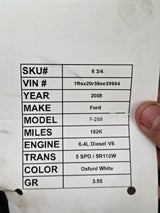 2008-2010 Ford Super Duty F250 F350 F450 F550 Extended Cab