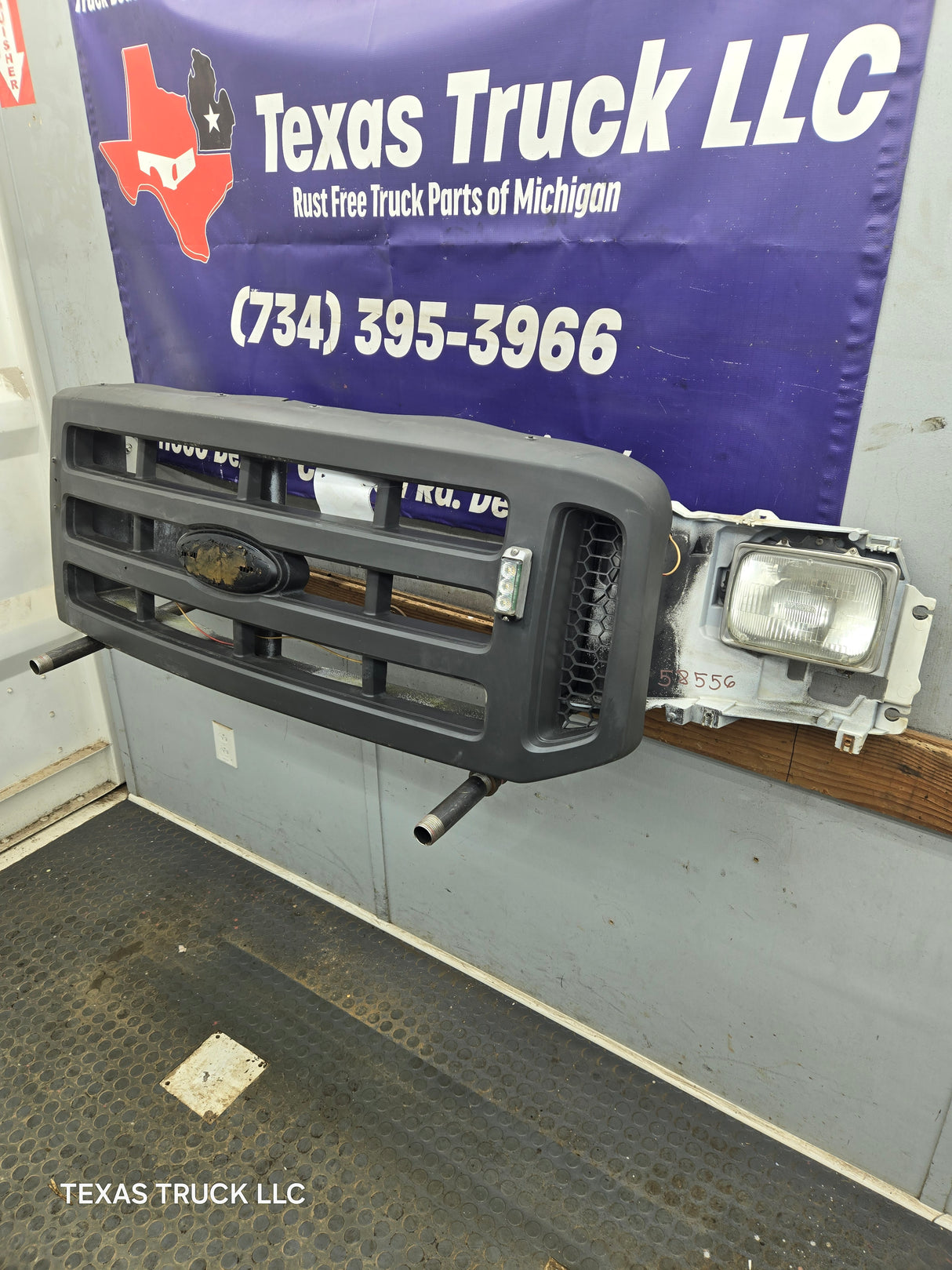 2005-2007 Ford Super Duty Excursion Header Panel / Grill Support F250 F350 F450 F550