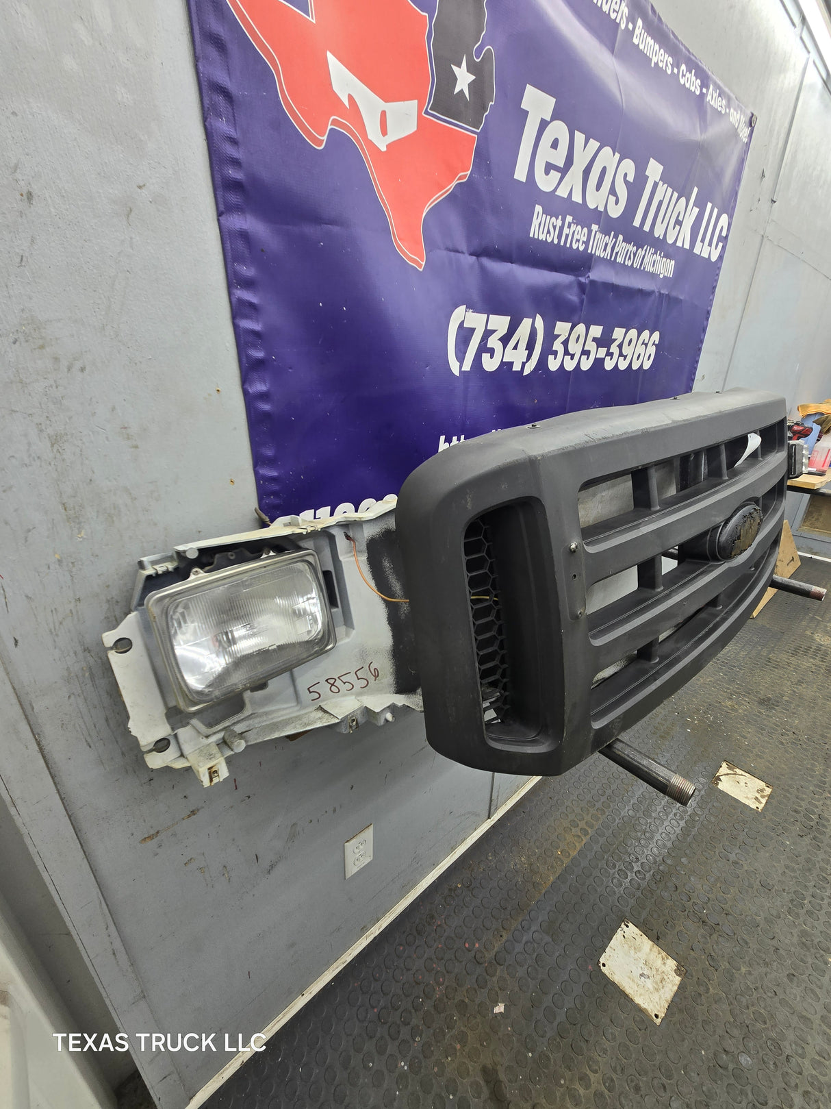 2005-2007 Ford Super Duty Excursion Header Panel / Grill Support F250 F350 F450 F550