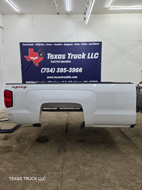 2014-2019 Chevrolet Silverado 1500 2500 3500 HD 8' Long Truck Bed