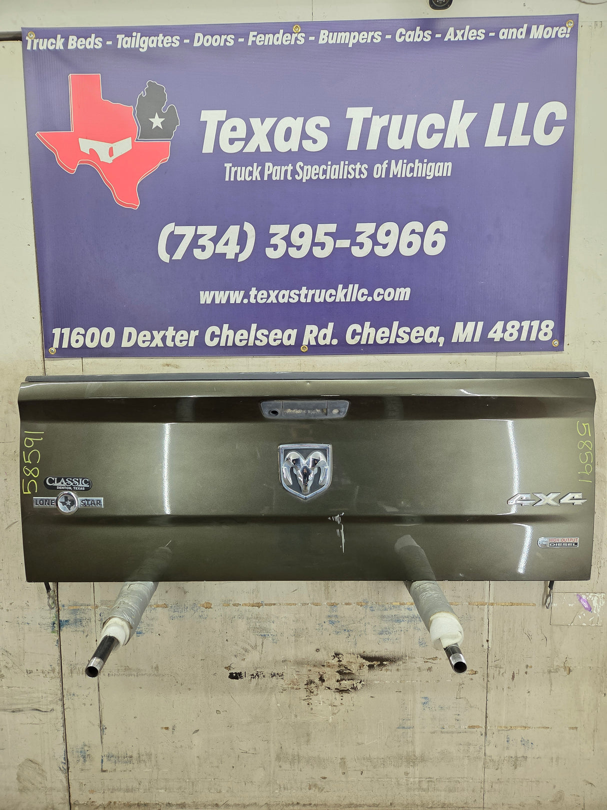 2009-2018 Dodge Ram 4th Gen 1500 2500 3500 Tailgate