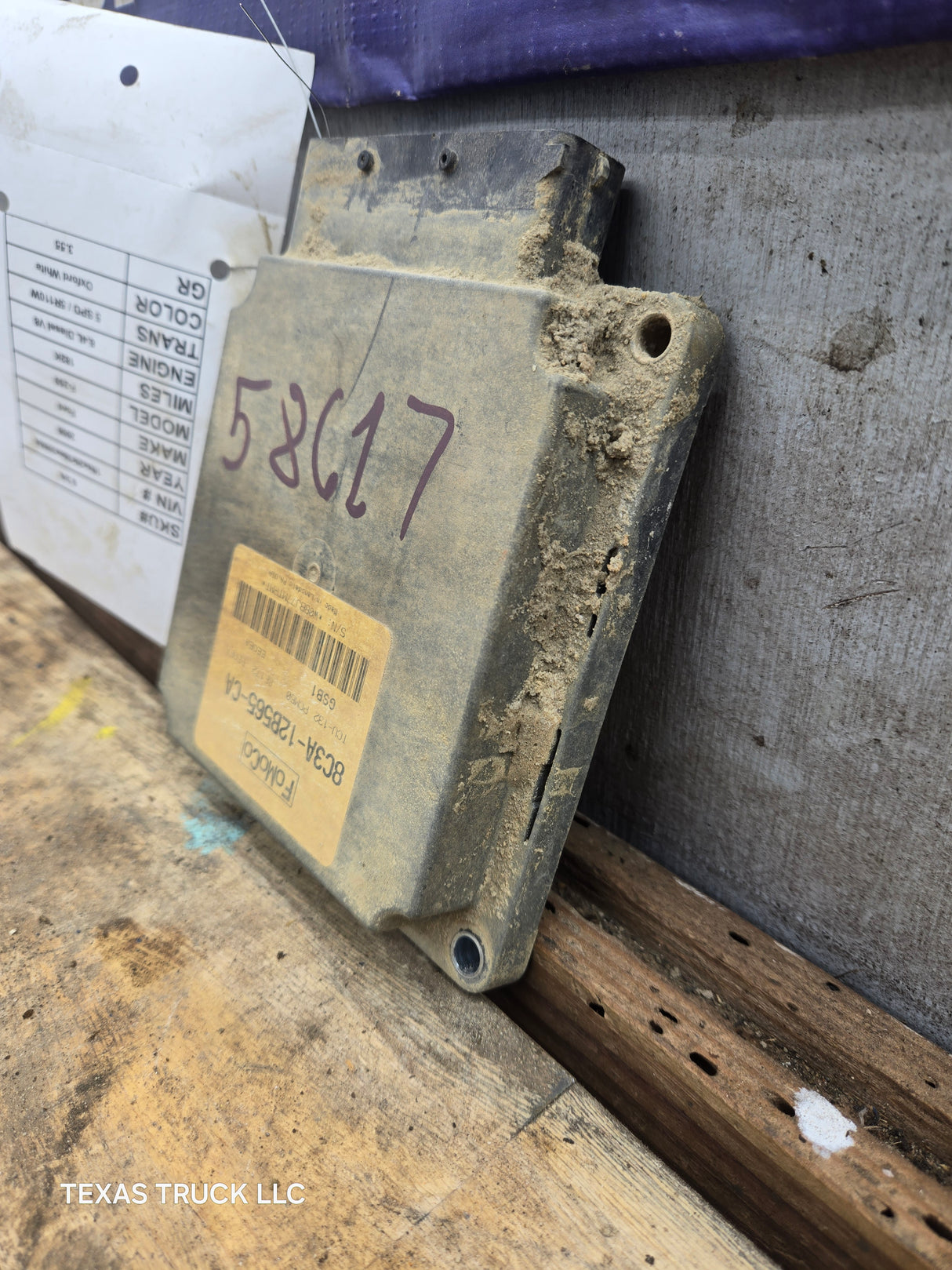 2008-2010 Ford F250 F350 6.4L Diesel TCM 8C3A-12B565-CA