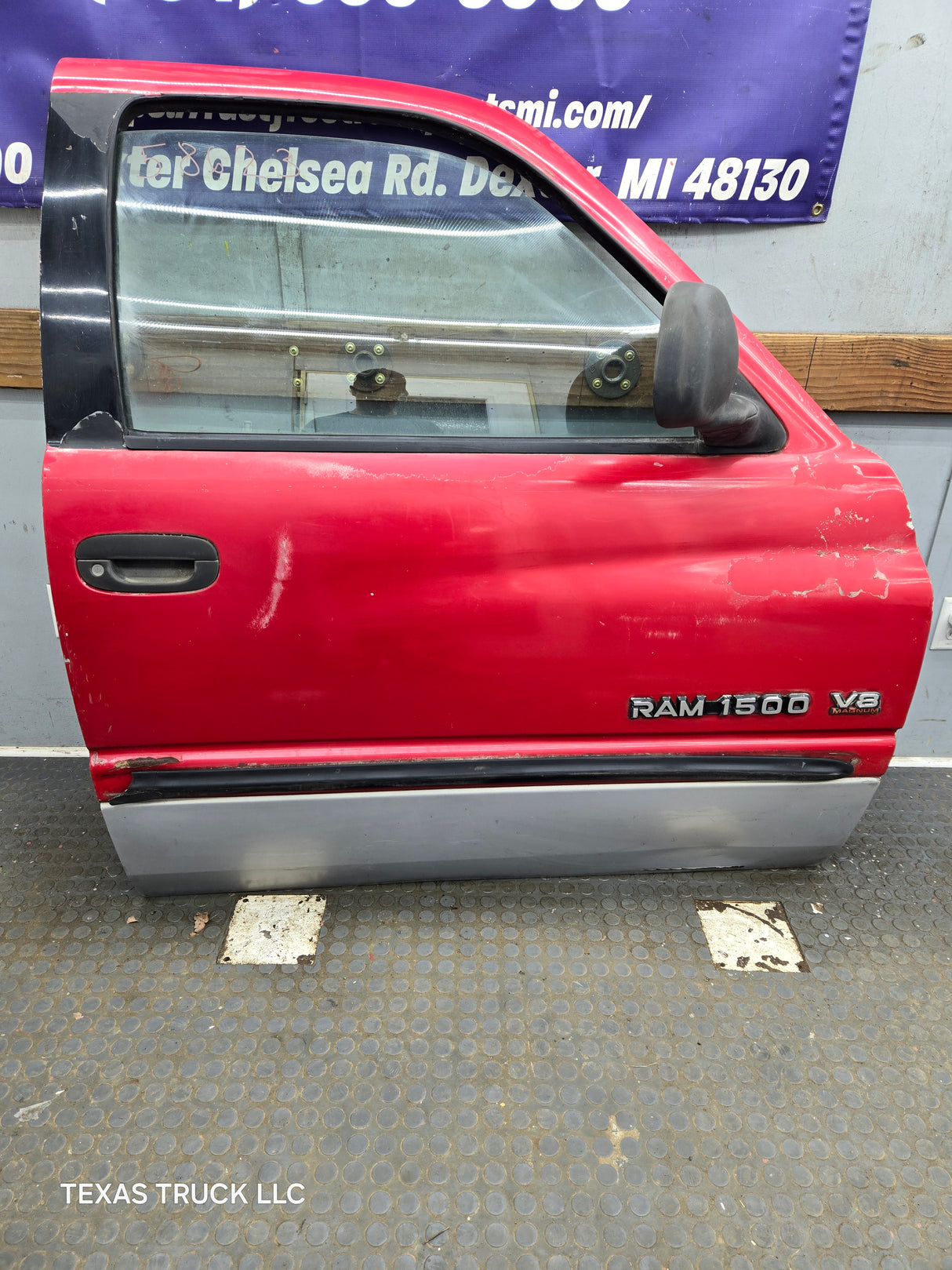 1994-2002 Dodge Ram 2nd Gen Quad Cab 4 Door Square Corner RH Passenger Door