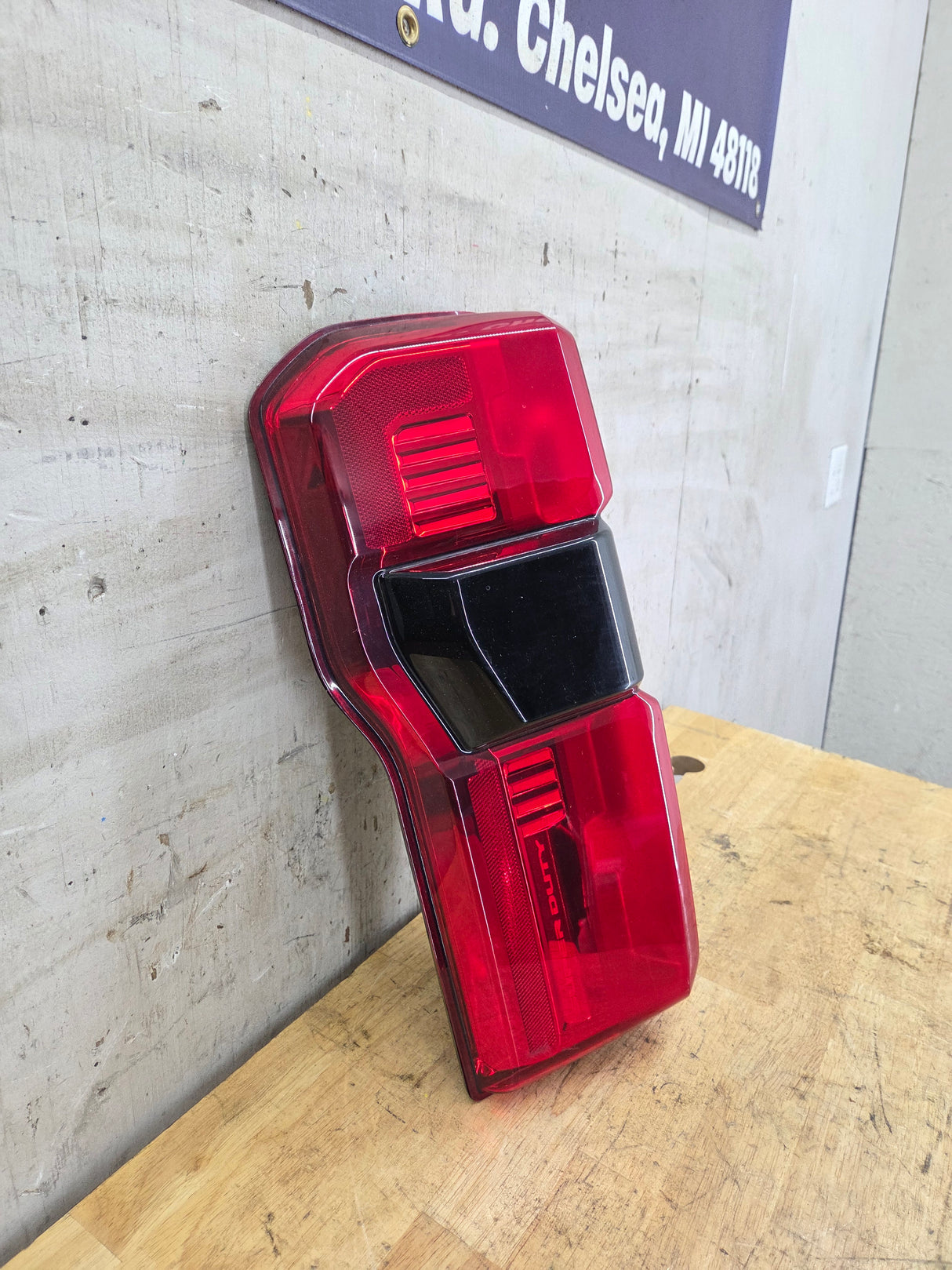 2023-2026 Ford Super Duty F250 F350 F450 LH Driver Side Incandescent Tail Light With Bliss PC3B-13B505-BH
