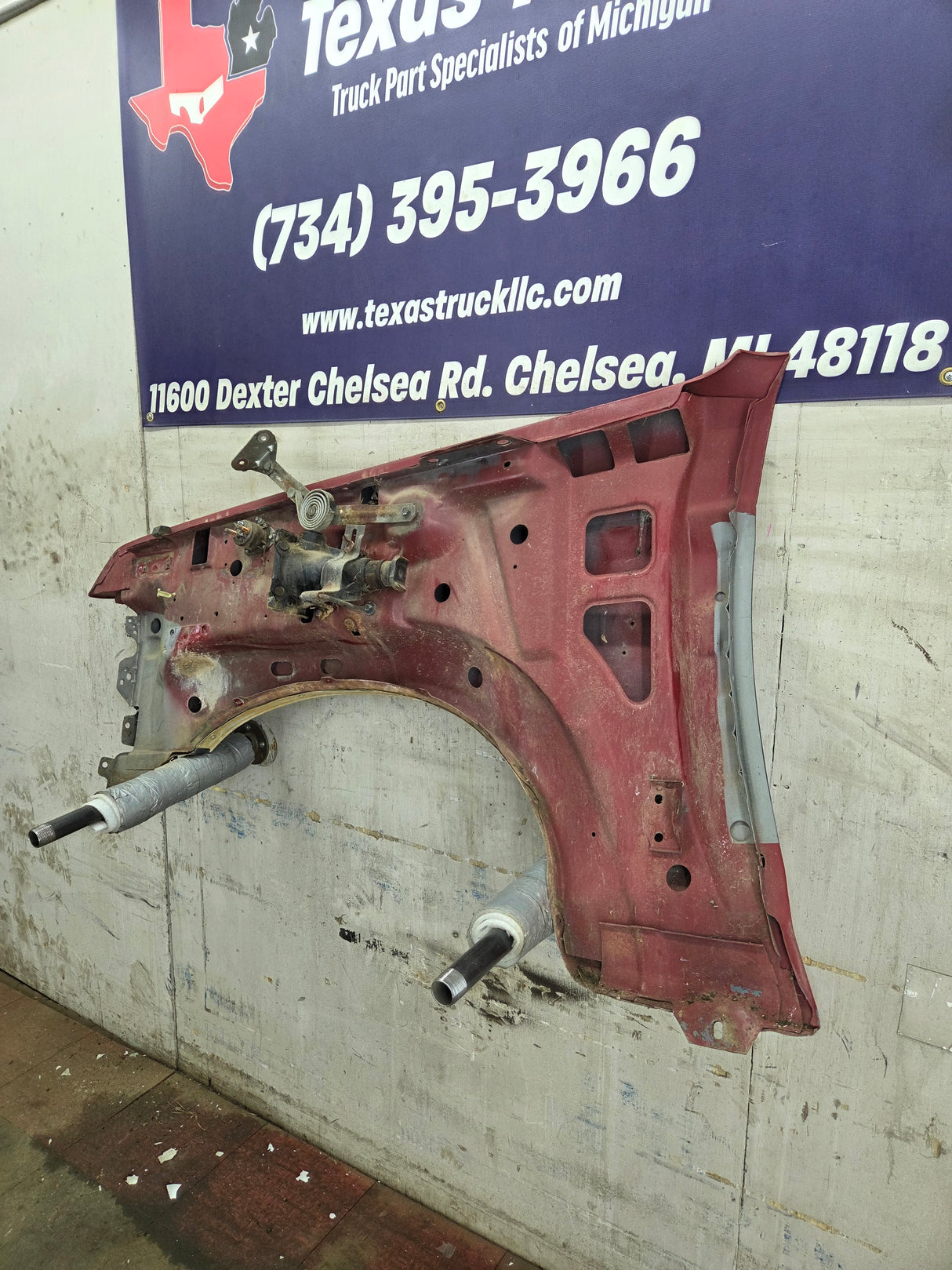 1987-1991 Ford F-150 F-250 F-350 F-450 F-550 PASSENGER FENDER