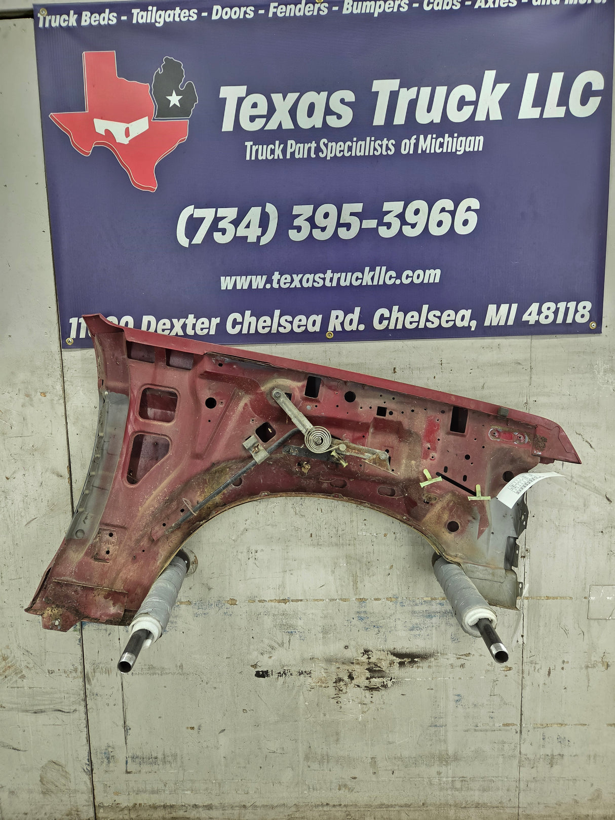 1987-1991 Ford F-150 F-250 F-350 F-450 F-550 DRIVER FENDER