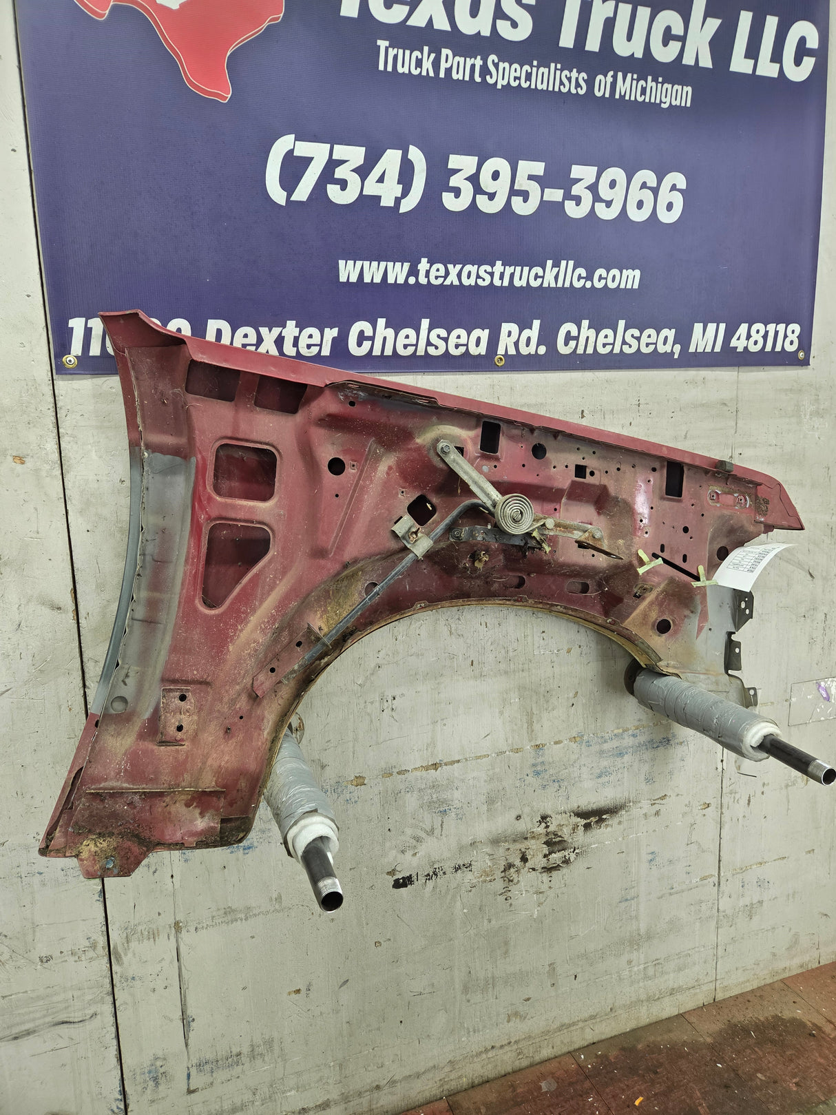 1987-1991 Ford F-150 F-250 F-350 F-450 F-550 DRIVER FENDER