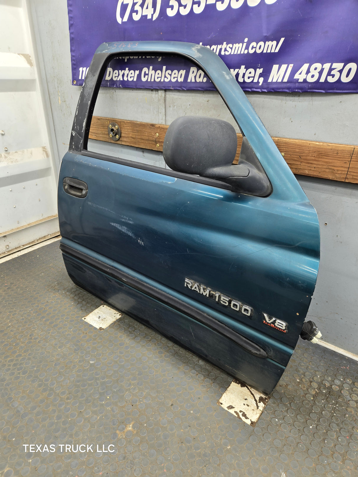 1994-2002 Dodge Ram 2nd Gen Quad Cab 4 Door Square Corner RH Passenger Door