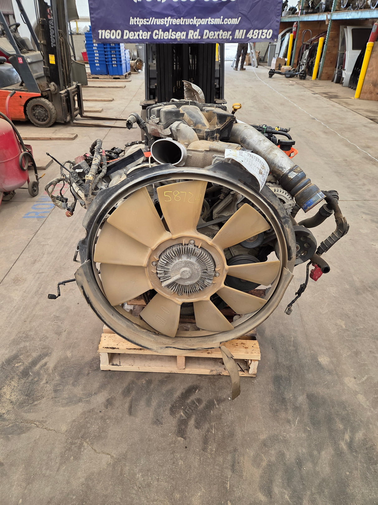 6.7L Power Stroke Complete ENGINE 276K CRANK NO START