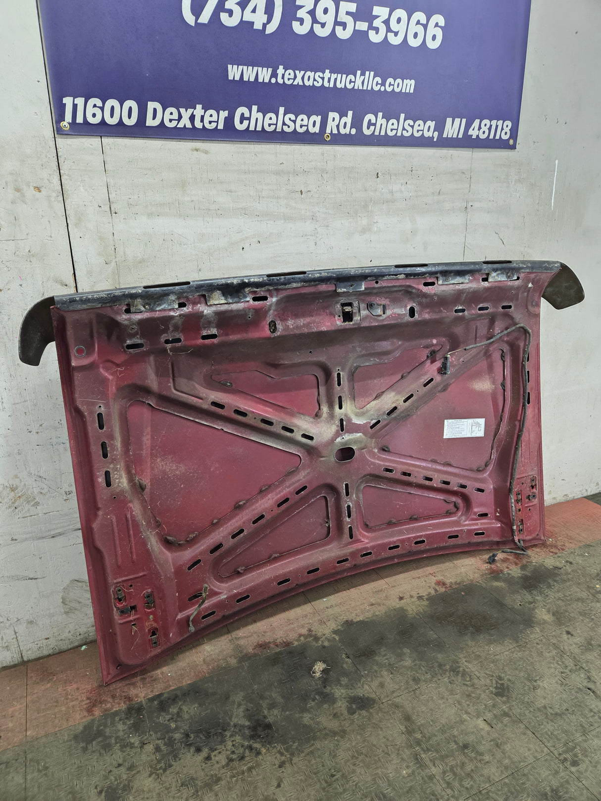 1987-1991 Ford F-150 F-250 F-350 F-450 F-550 Hood Bricknose