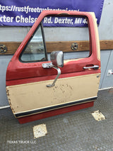 1980-1986 Ford F Series F250 F350 F450 F550 Driver Side Front Door LH
