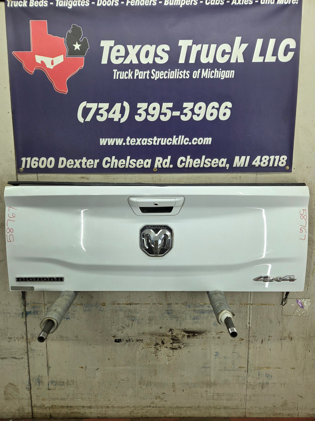 2019-2025 Dodge Ram 2500 3500 4500 5th Gen Tailgate