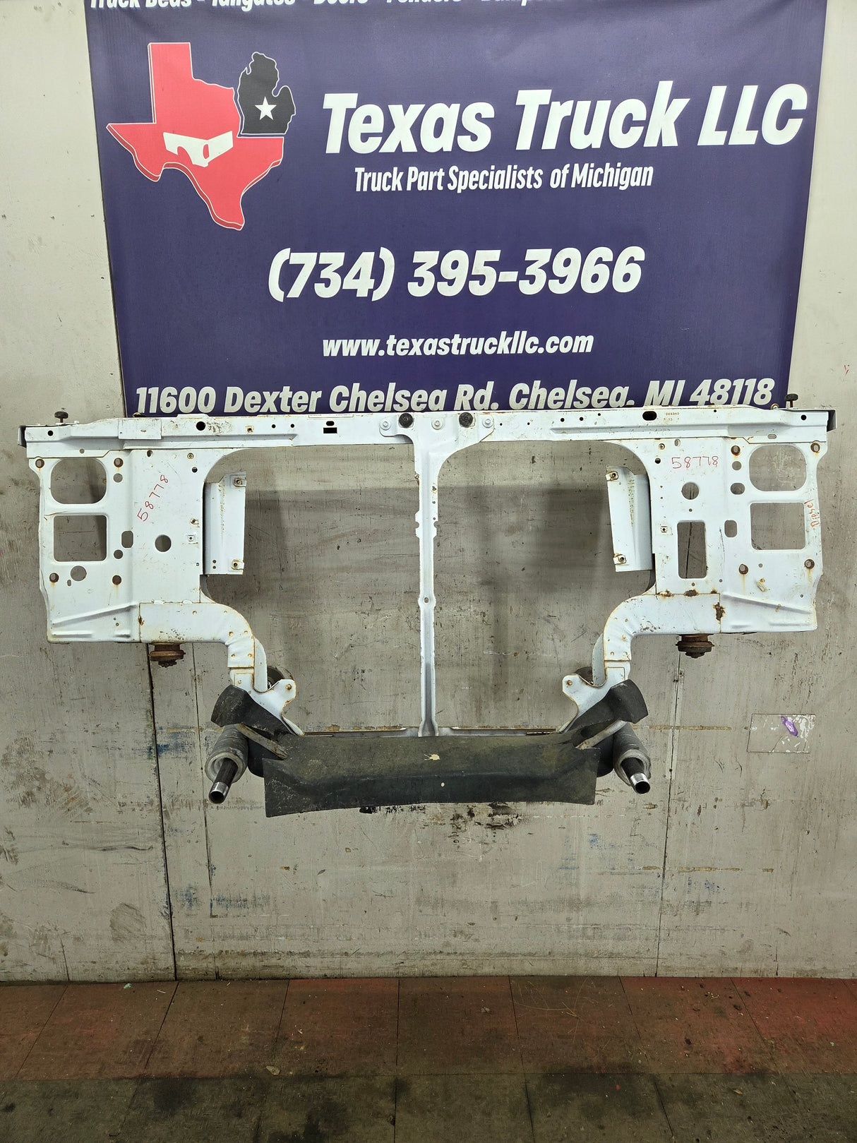 1992-1997 Ford F Series F250 F350 F450 F550 Power Stroke Diesel Front Core Support
