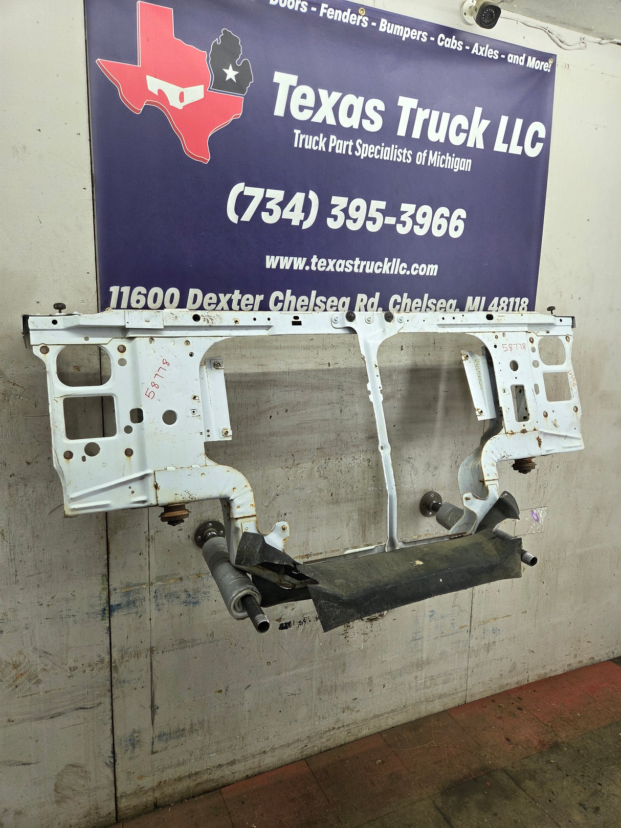1992-1997 Ford F Series F250 F350 F450 F550 Power Stroke Diesel Front Core Support