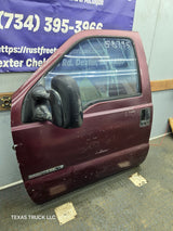 1999-2011 Ford Super Duty LH Driver Side Front Door F250 F350 F450 F550