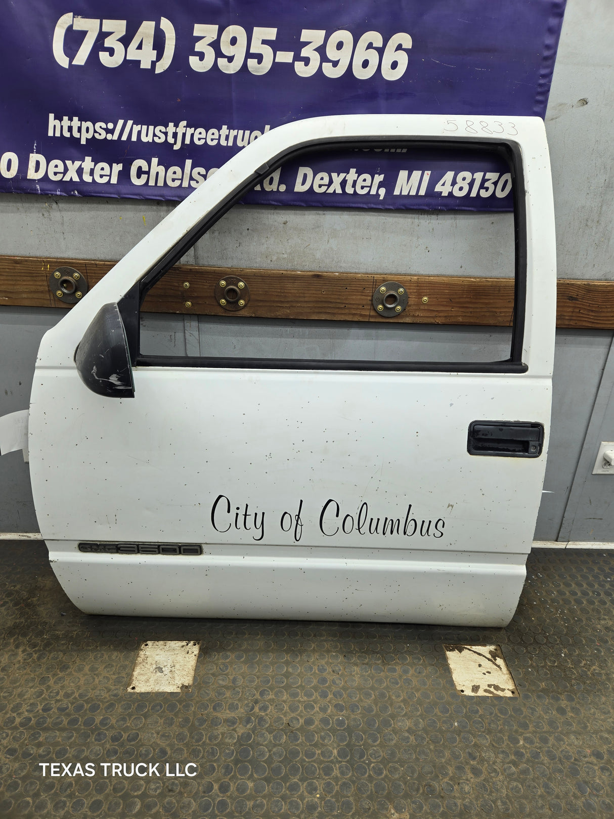 1988-2000 Chevrolet Silverado Suburban GMC Sierra LH Front Driver Side Door - White
