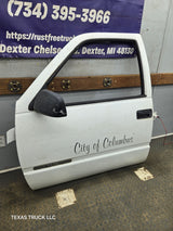 1988-2000 Chevrolet Silverado Suburban GMC Sierra LH Front Driver Side Door - White