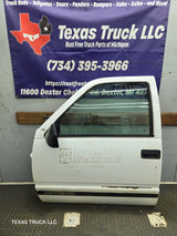 1988-2000 Chevrolet Silverado Suburban GMC Sierra LH Front Driver Side Door - White