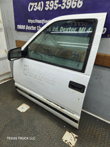1988-2000 Chevrolet Silverado Suburban GMC Sierra LH Front Driver Side Door - White