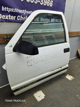 1988-2000 Chevrolet Silverado Suburban GMC Sierra LH Front Driver Side Door - White