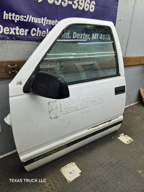 1988-2000 Chevrolet Silverado Suburban GMC Sierra LH Front Driver Side Door - White