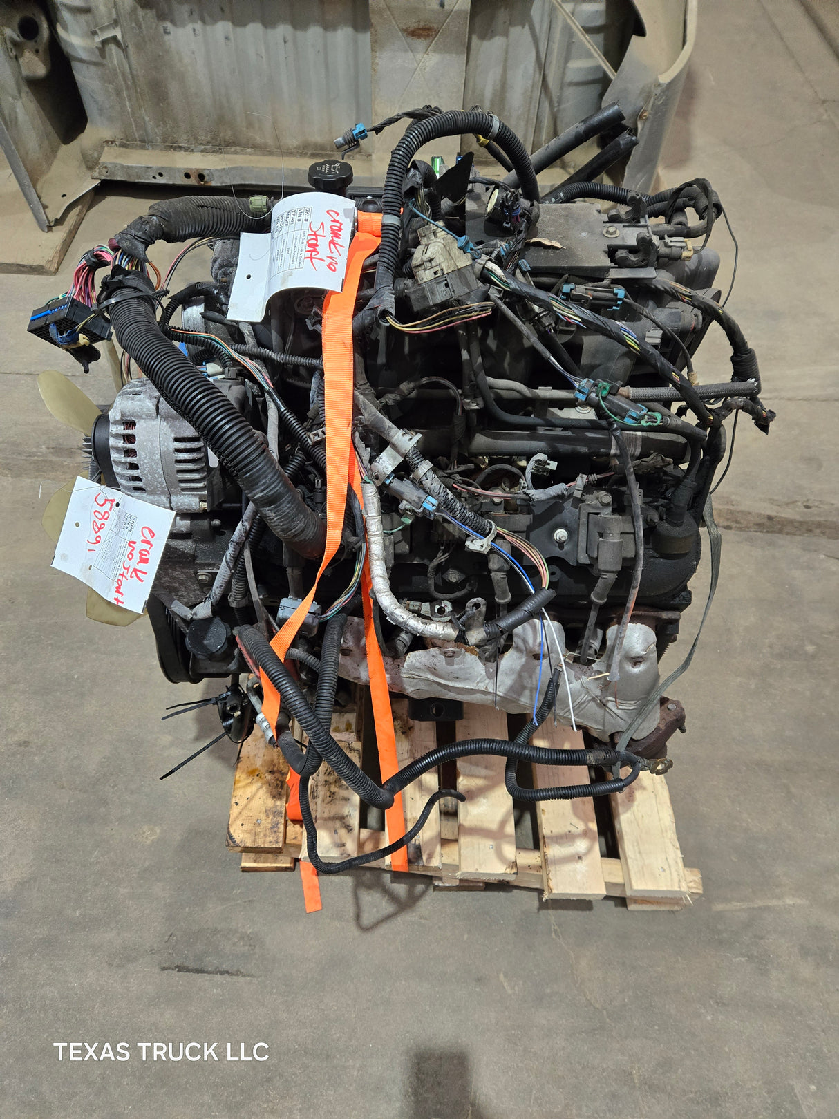 2005 Chevrolet GMC 2500 3500HD 6.0L Engine LS Vortec Gas Engine Crank NO Start CORE