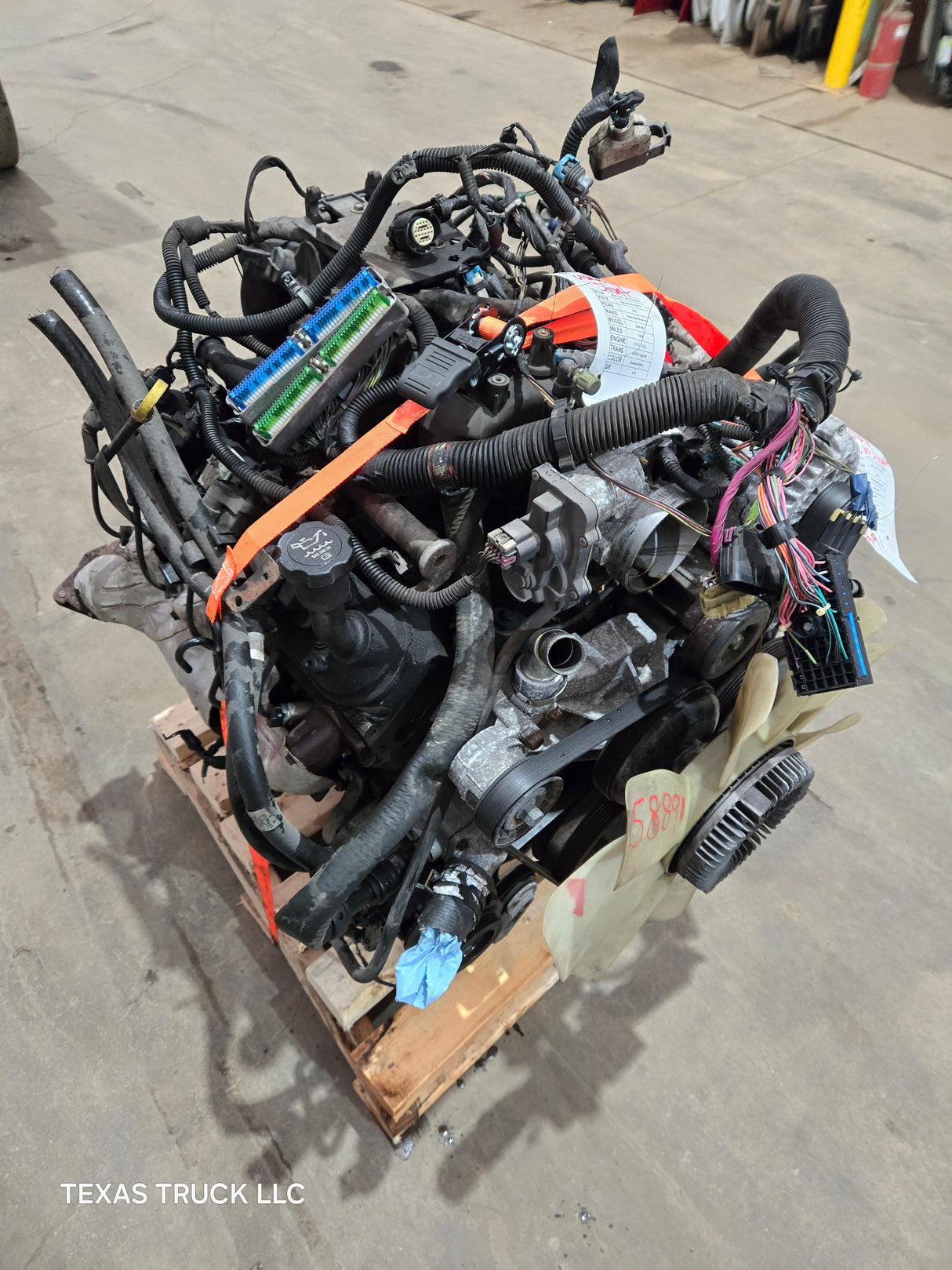 2005 Chevrolet GMC 2500 3500HD 6.0L Engine LS Vortec Gas Engine Crank NO Start CORE